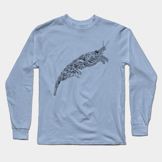 Shrimp Long Sleeve T-Shirt by Ballyraven